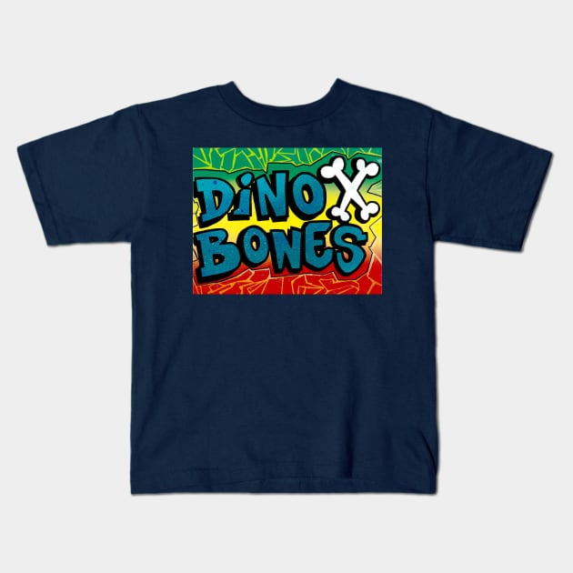 Dino Rasta Kids T-Shirt by DinoBones